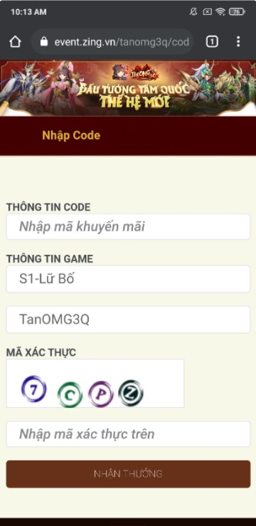 Code Tân OMG 3Q mới nhất 2021 | Hướng dẫn nhập code 9