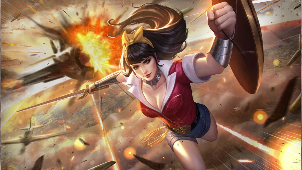 Phù hiệu tiêu chuẩn cho Wonder Woman đi solo đường 4